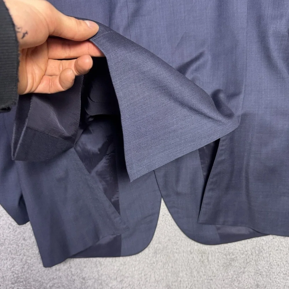 J Crew Thompson Blazer Mens‎ 44L 100% Worsted Wool Slim Sport Coat Suit Jacket